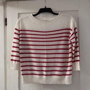 Red Striped Sweater